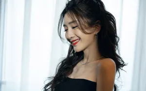 江疏影性感写真图片壁纸_4