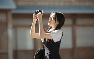 清纯学生制服图片壁纸_7