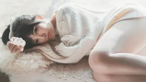 可爱甜美少女居家壁纸_2