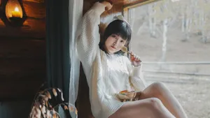可爱甜美少女居家壁纸_6