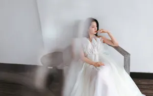 欧阳娜娜白裙写真图片_2
