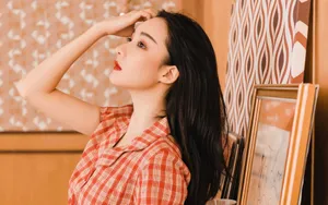 纯情复古美女写真壁纸图片_4