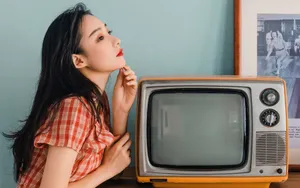 纯情复古美女写真壁纸图片_5