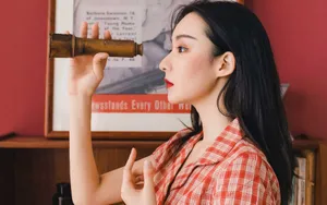 纯情复古美女写真壁纸图片_7