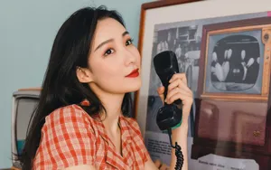 纯情复古美女写真壁纸图片_8