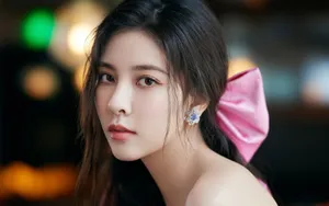 宋妍霏粉色性感写真图片_6