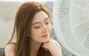 性感长发清纯美女壁纸_9