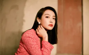 宋茜粉色时尚写真图片_2