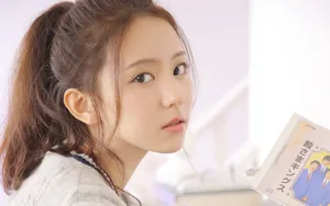 清纯甜美少女桌面壁纸_9