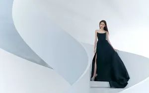 张天爱抹胸裙性感写真图片_3