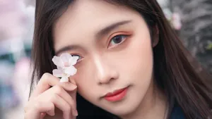 樱花JK少女意境写真图片_4