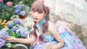 洛丽塔洋装少女户外写真图片_7