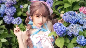 洛丽塔洋装少女户外写真图片_8