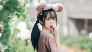 清纯邻家萌妹女孩写真图片