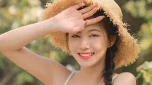 温暖甜美女孩图片壁纸_5