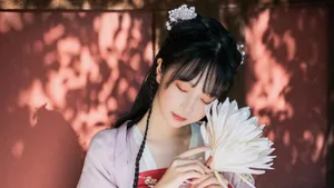 清纯汉服美女写真图片_2