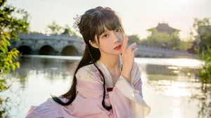 清纯汉服美女写真图片_6