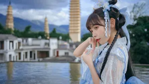 清新甜美洛丽塔唯美少女写真_4