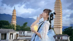 清新甜美洛丽塔唯美少女写真_5