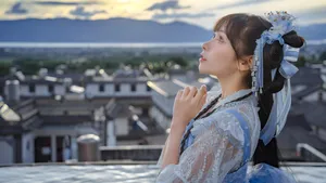 清新甜美洛丽塔唯美少女写真_7