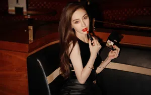 angelababy复古港风壁纸_2