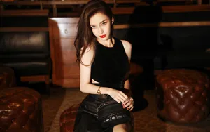 angelababy复古港风壁纸_10