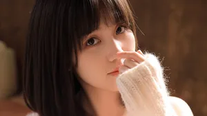 高清黄色甜美可人美女图片_3