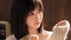 高清黄色甜美可人美女图片_5