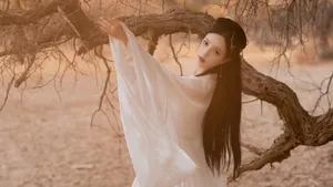 美女白衣仙女汉服写真_6