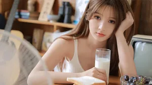 绝色美女纯情撩人写真图片_9