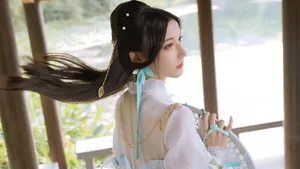 逆水寒素问cosplay性感写真壁纸