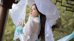 逆水寒素问cosplay性感写真壁纸_4