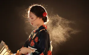 日系和服美女写真壁纸_9