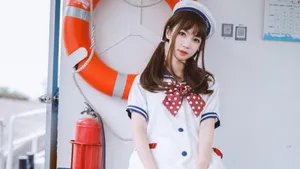白嫩萝莉洛丽塔可爱写真图片_3