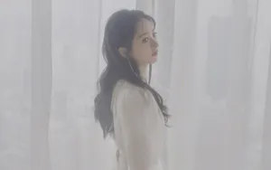 赵丽颖白纱裙写真图片_4