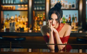 古力娜扎酒吧美艳性感图片_7