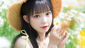 咬人猫花海写真图片壁纸_7