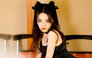 徐璐性感暗黑风格壁纸