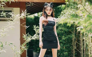 徐璐性感暗黑风格壁纸_4