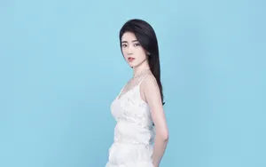 梁洁清凉性感写真壁纸_5