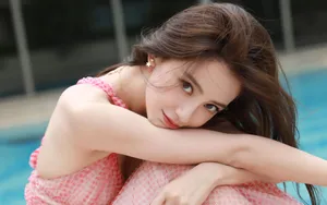 angelababy泳装写真壁纸_4
