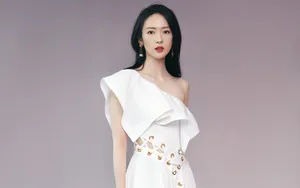 童瑶白裙优雅壁纸