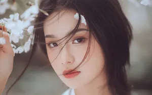 白衣古装美女古风写真图片_10