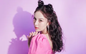 古力娜扎粉嫩壁纸_4