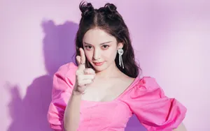 古力娜扎粉嫩壁纸_7