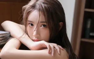 日系湿发美女写真图片_4