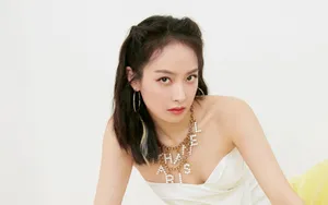 宋茜抹胸性感壁纸_3