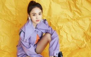 张佳宁运动风牛仔装图片_4