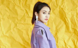 张佳宁运动风牛仔装图片_5