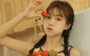 青春可爱性感美女图片_8